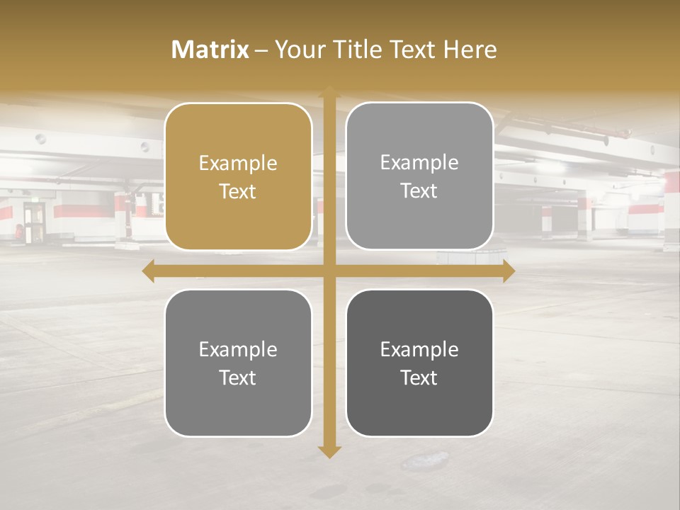 Lot Way Scene PowerPoint Template