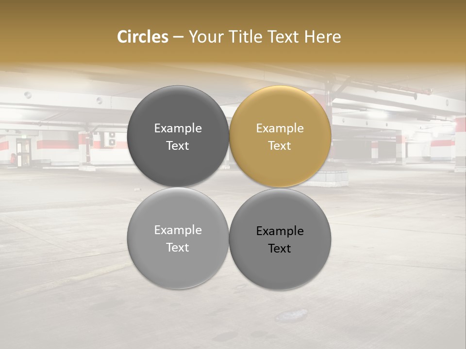 Lot Way Scene PowerPoint Template