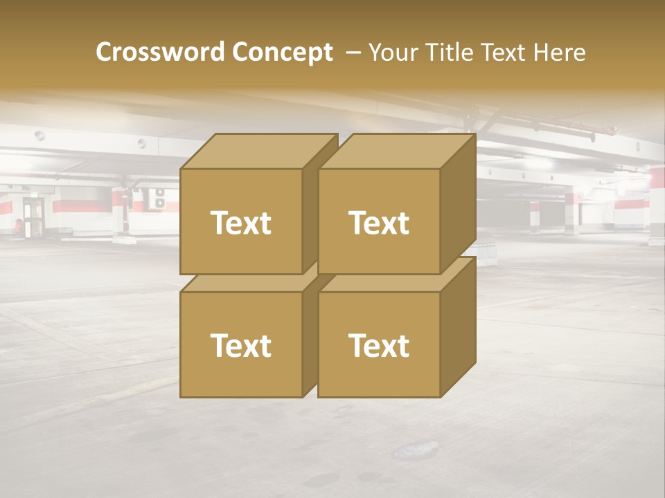 Lot Way Scene PowerPoint Template