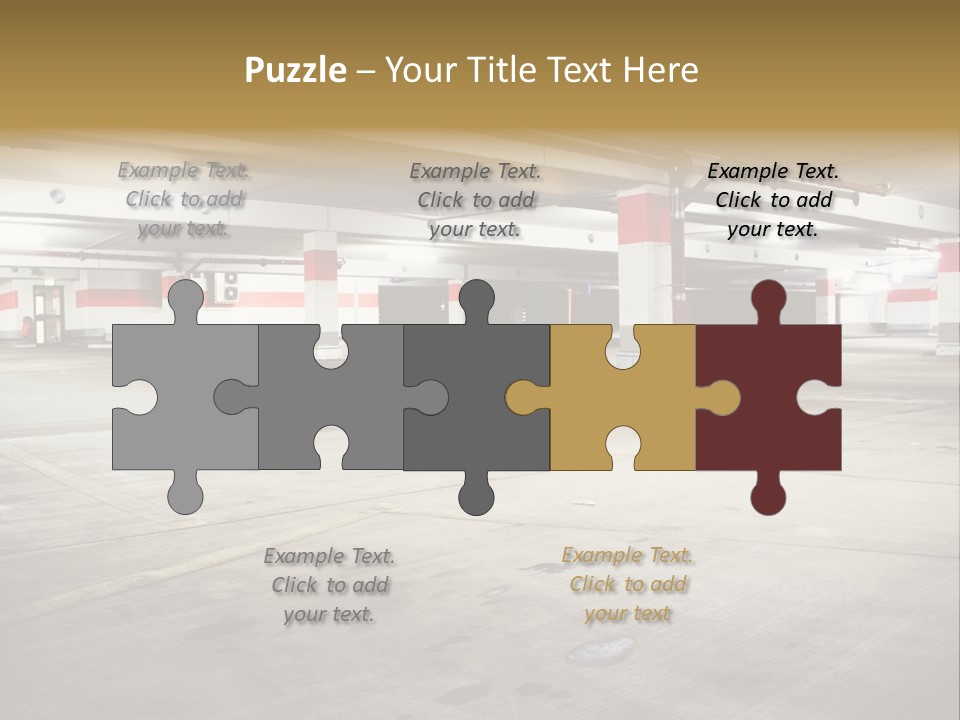 Lot Way Scene PowerPoint Template