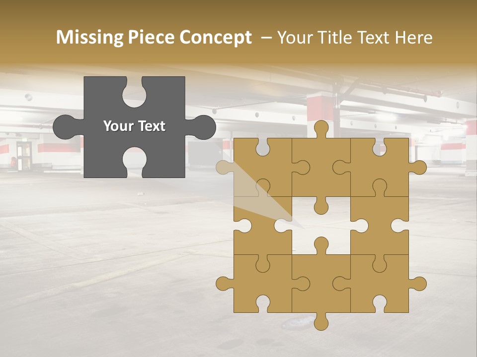 Lot Way Scene PowerPoint Template