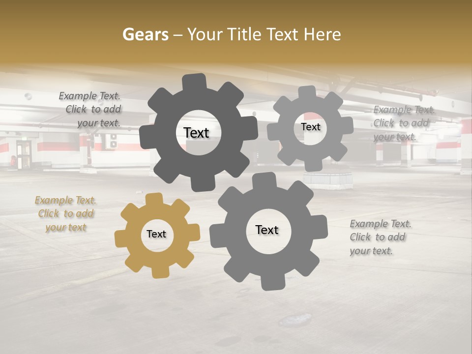 Lot Way Scene PowerPoint Template