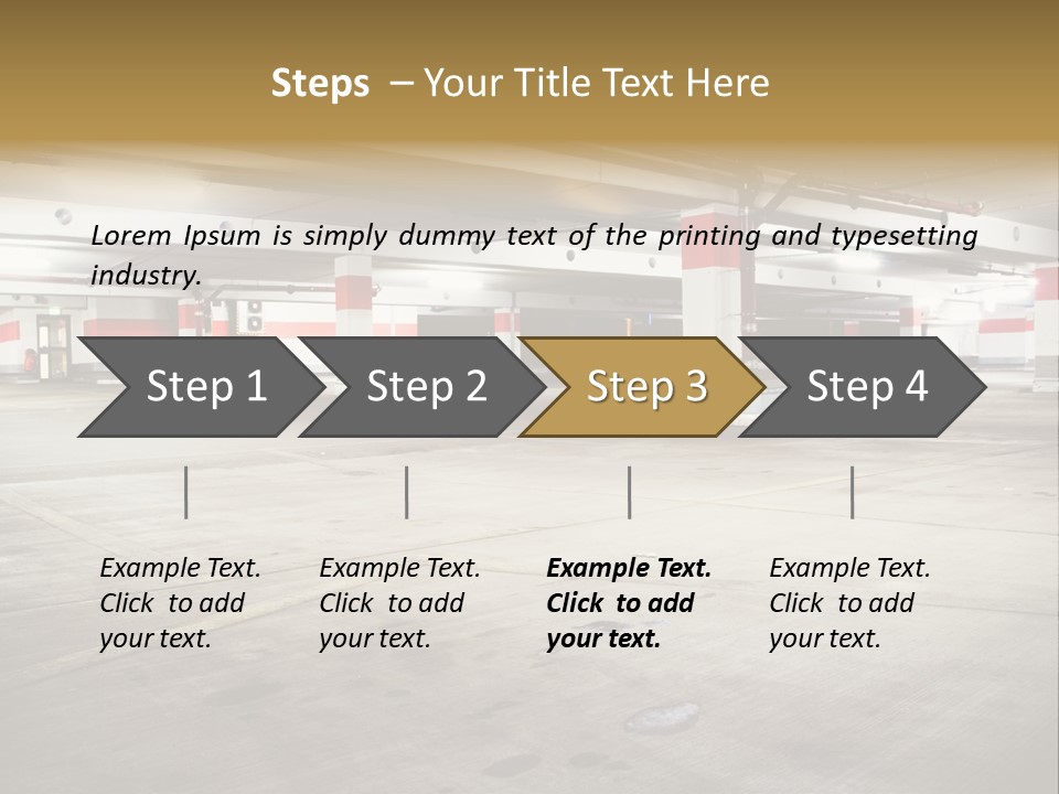 Lot Way Scene PowerPoint Template