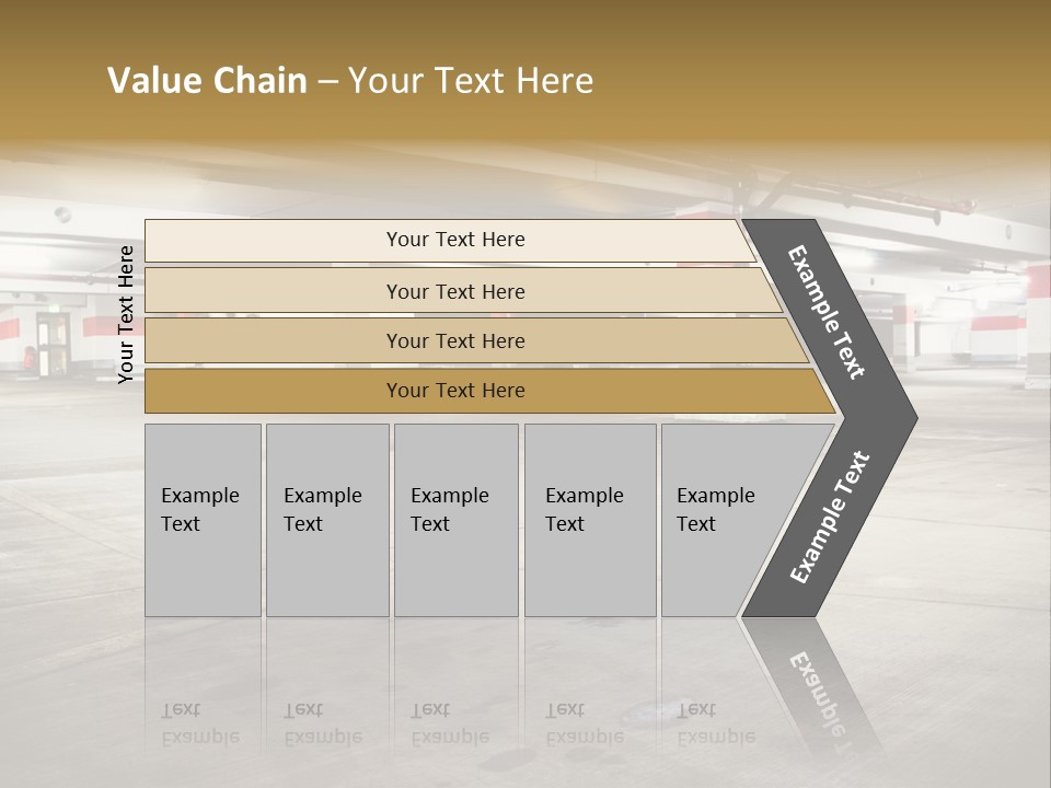 Lot Way Scene PowerPoint Template