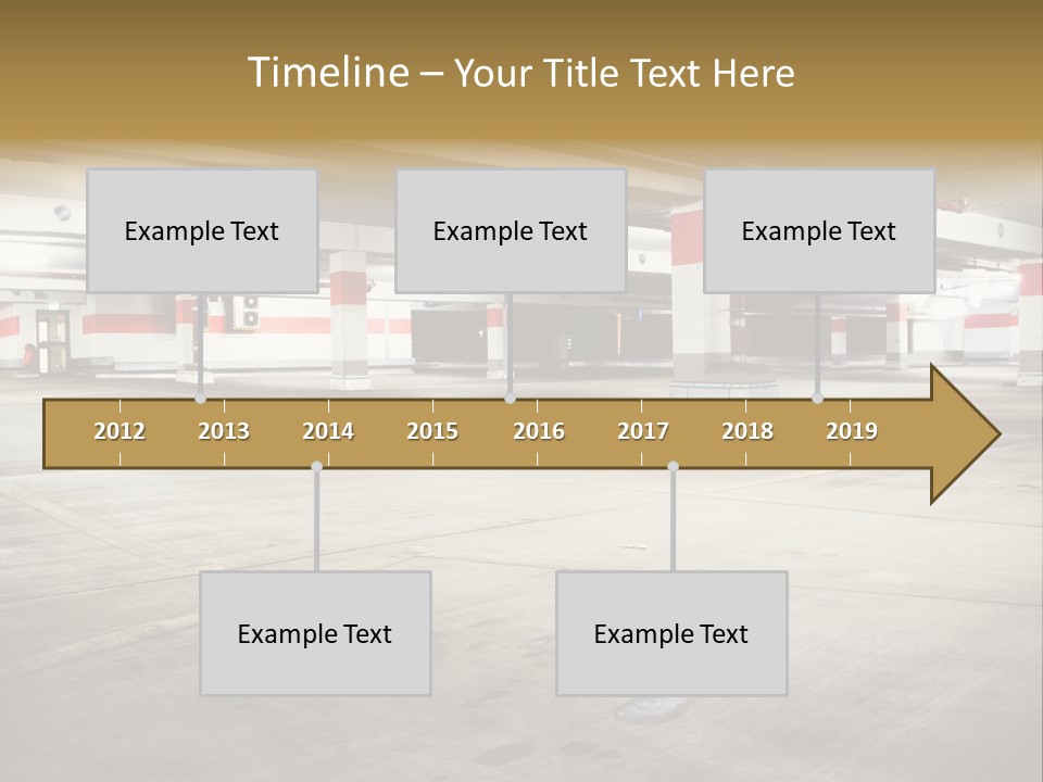 Lot Way Scene PowerPoint Template