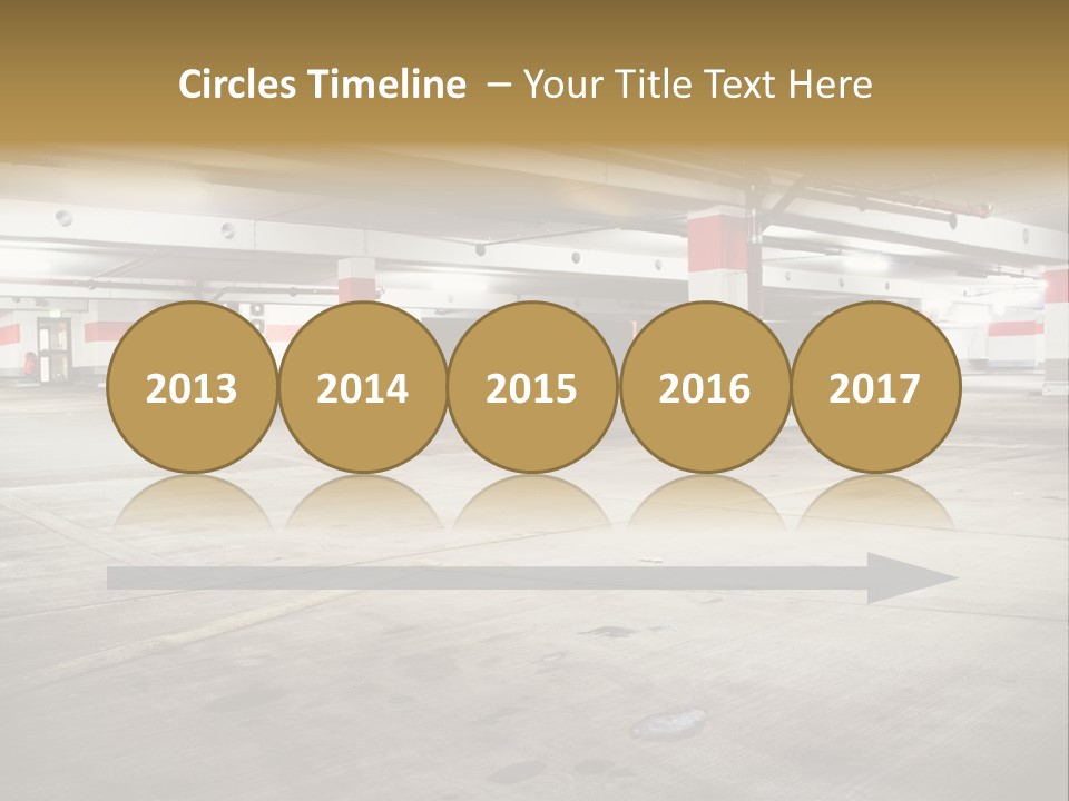 Lot Way Scene PowerPoint Template