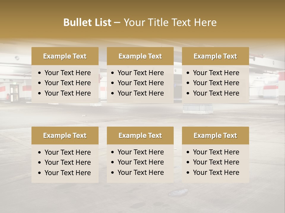 Lot Way Scene PowerPoint Template