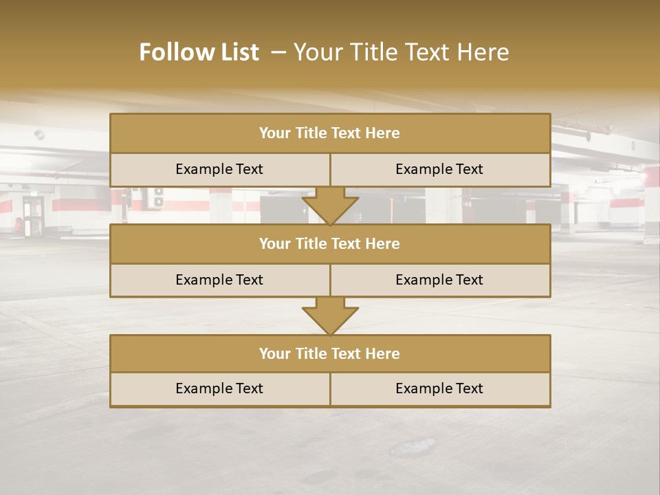 Lot Way Scene PowerPoint Template