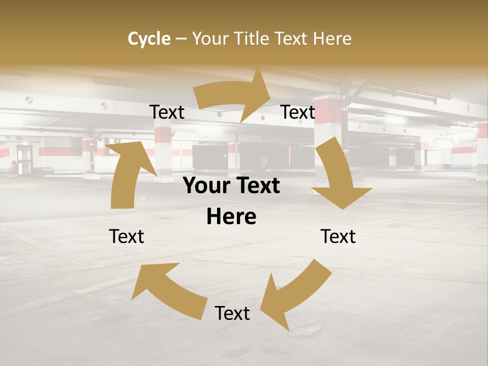 Lot Way Scene PowerPoint Template