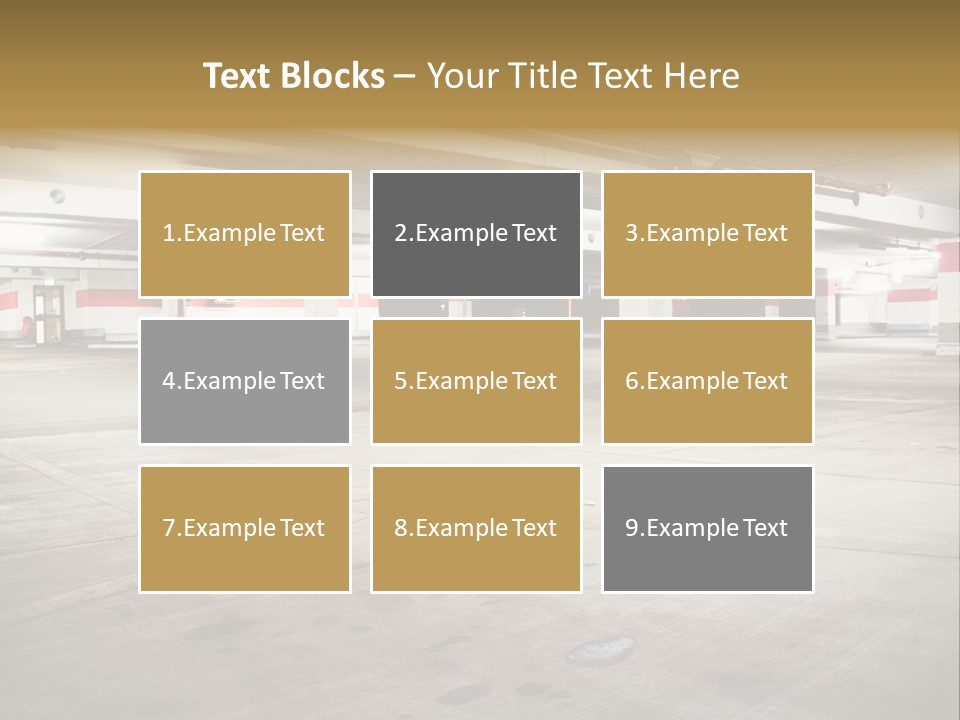 Lot Way Scene PowerPoint Template