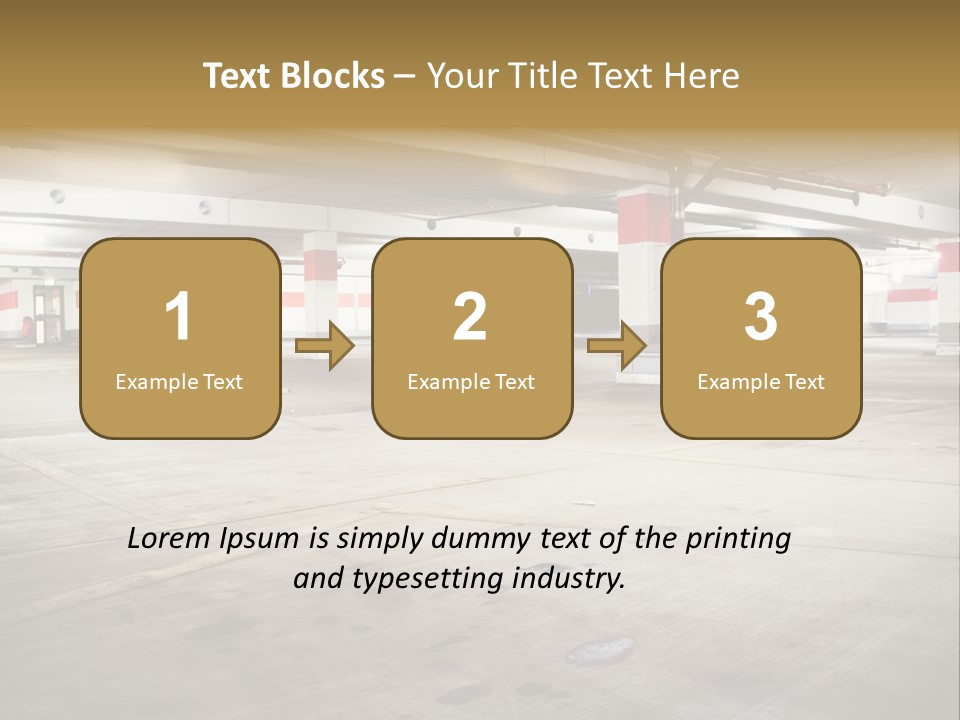 Lot Way Scene PowerPoint Template