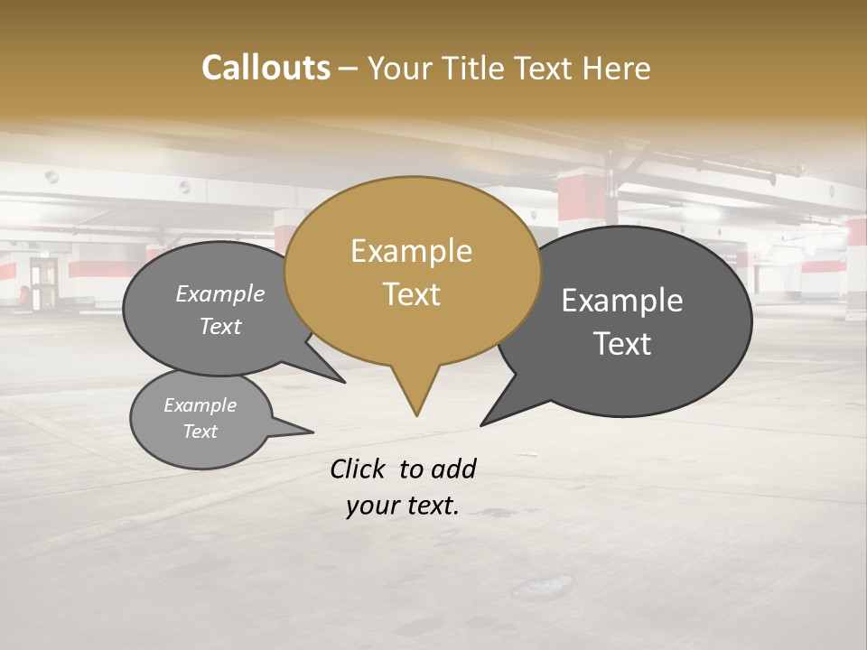 Lot Way Scene PowerPoint Template