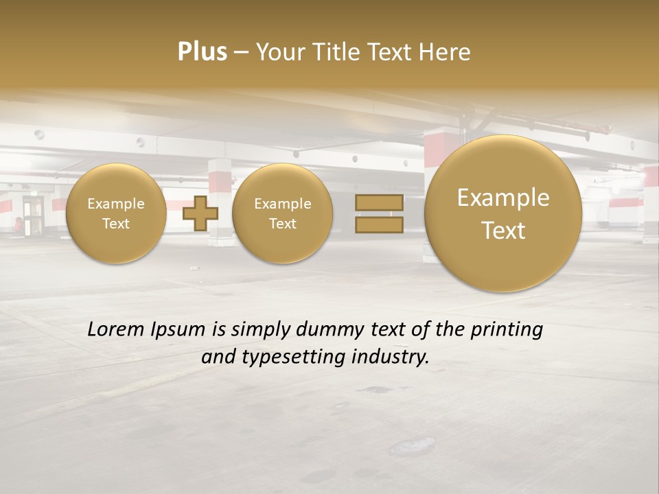 Lot Way Scene PowerPoint Template