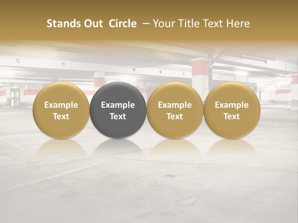 Lot Way Scene PowerPoint Template