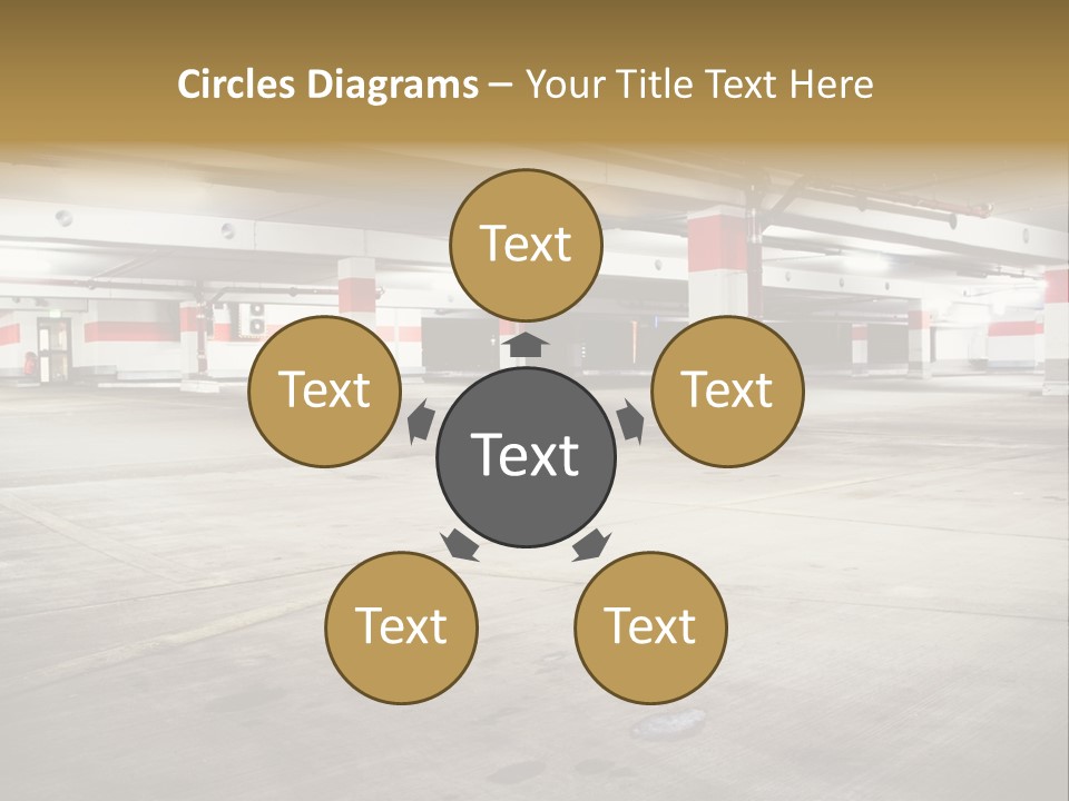 Lot Way Scene PowerPoint Template