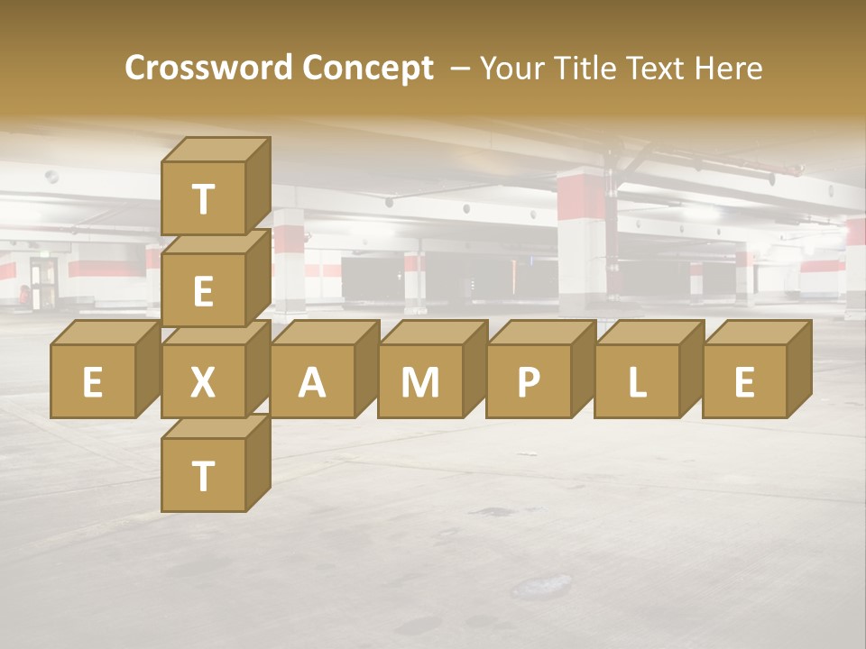 Lot Way Scene PowerPoint Template