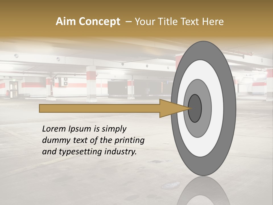 Lot Way Scene PowerPoint Template