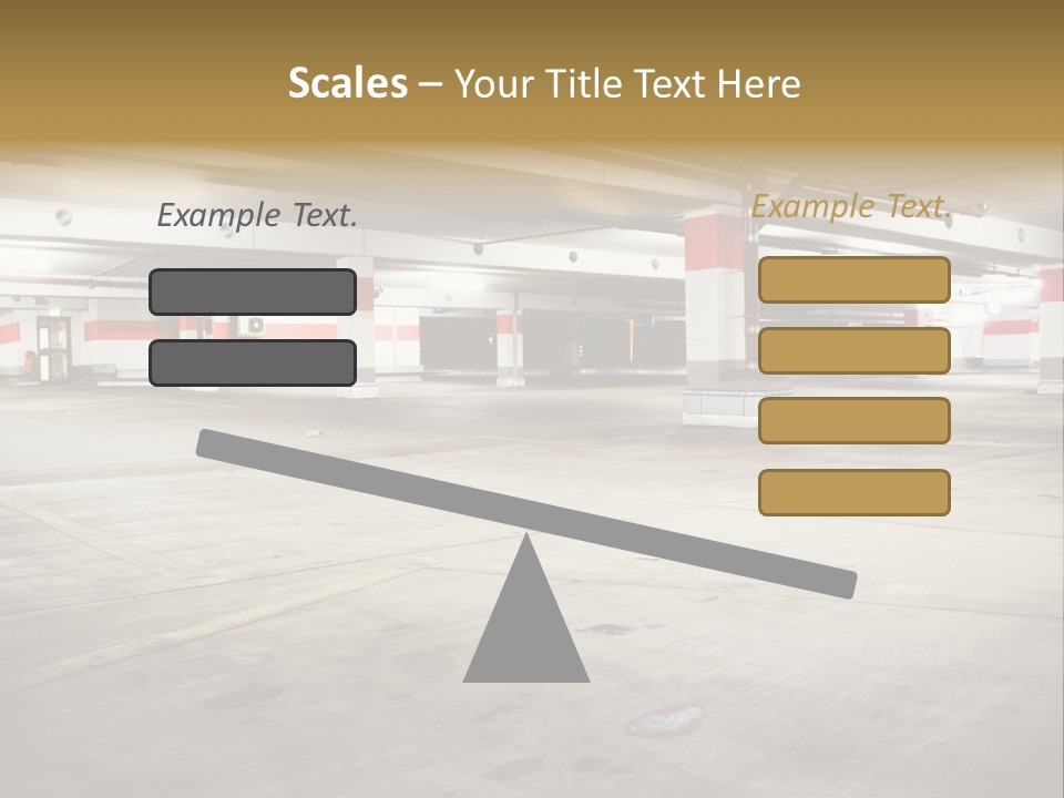 Lot Way Scene PowerPoint Template