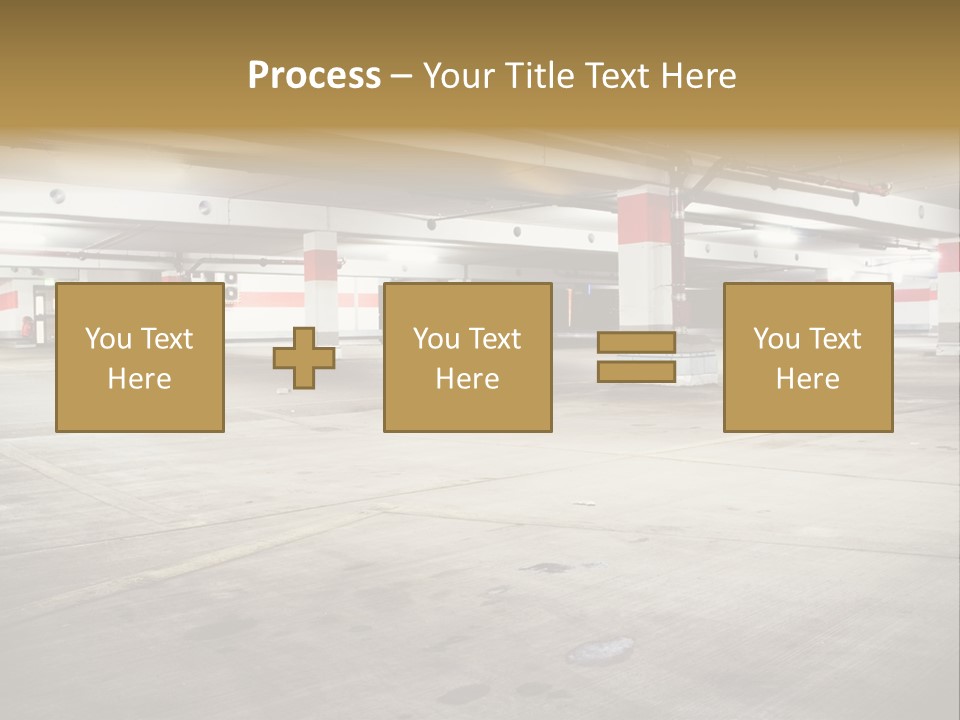Lot Way Scene PowerPoint Template