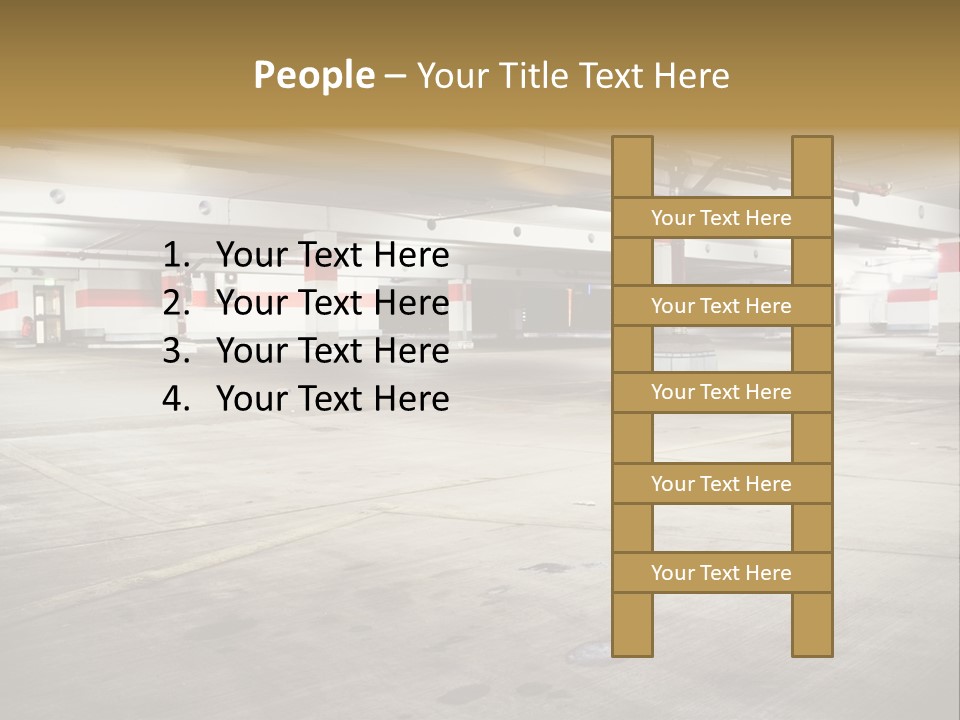 Lot Way Scene PowerPoint Template
