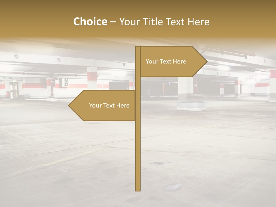 Lot Way Scene PowerPoint Template