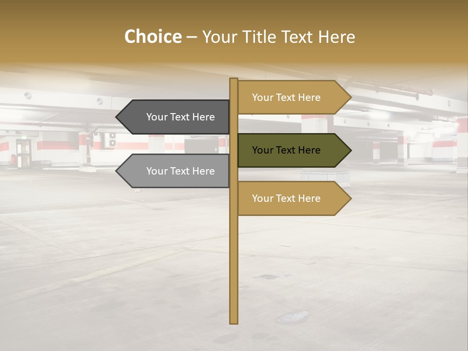 Lot Way Scene PowerPoint Template