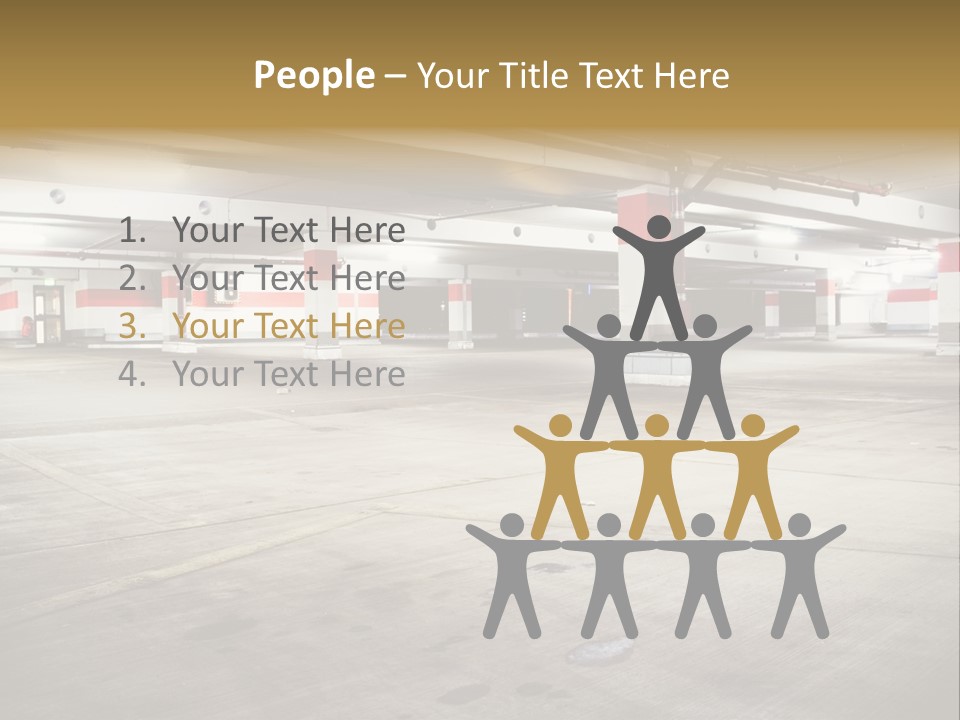 Lot Way Scene PowerPoint Template