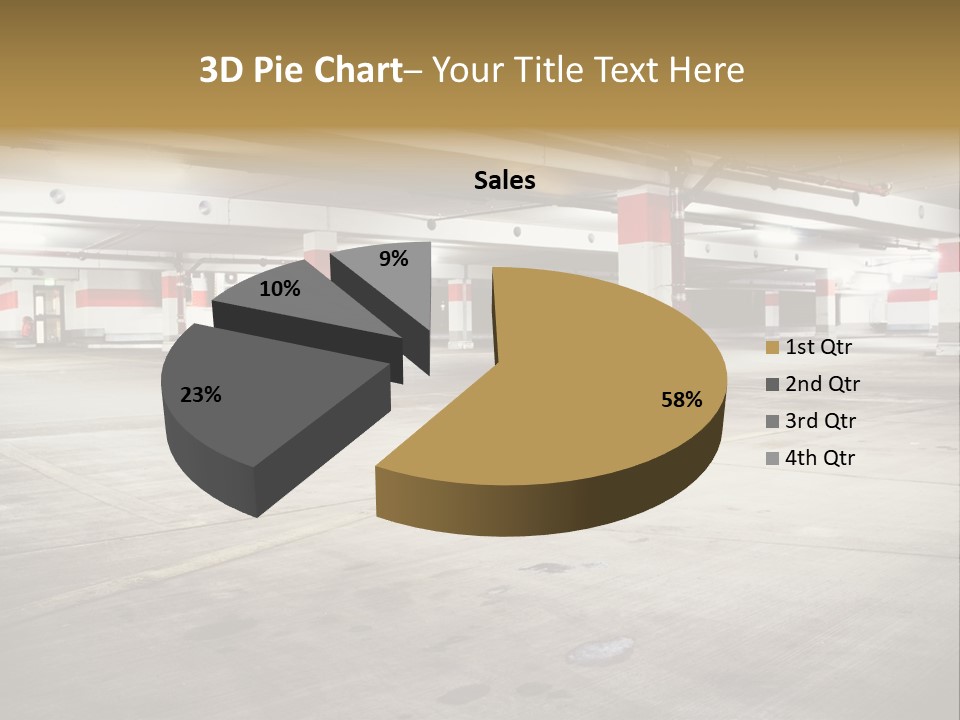 Lot Way Scene PowerPoint Template
