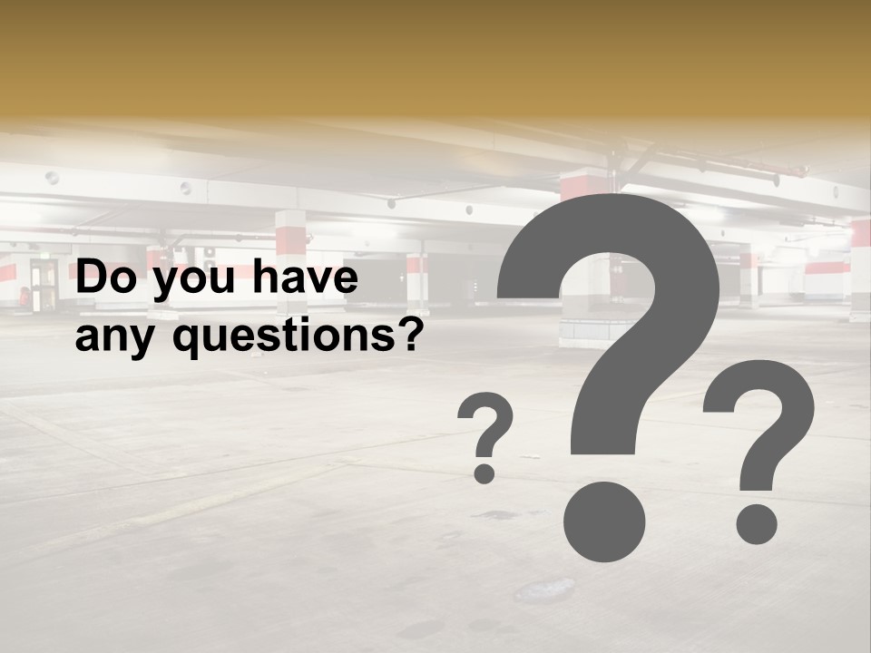 Lot Way Scene PowerPoint Template