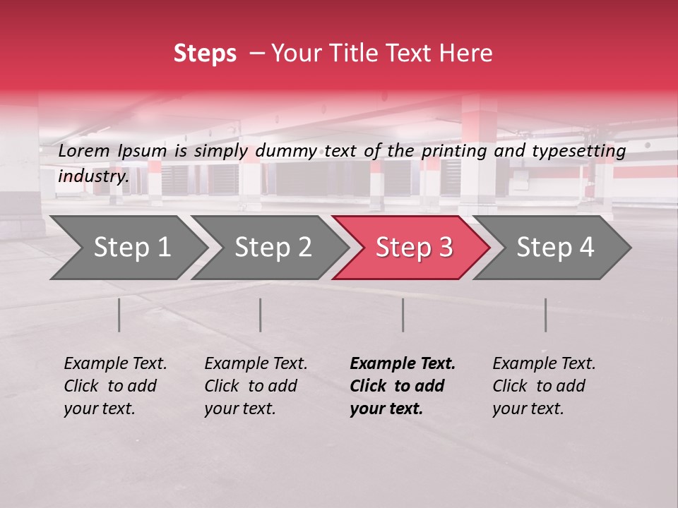 Business View Hangar PowerPoint Template