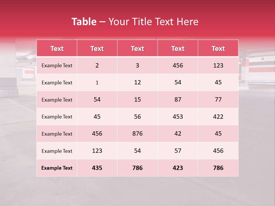 Business View Hangar PowerPoint Template