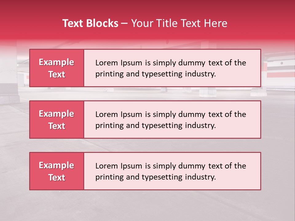 Business View Hangar PowerPoint Template
