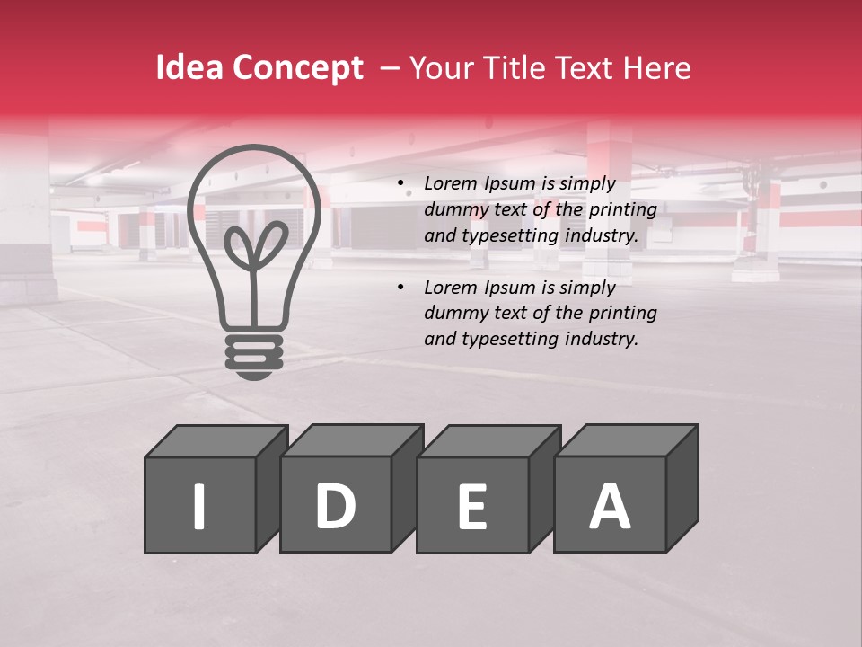 Business View Hangar PowerPoint Template