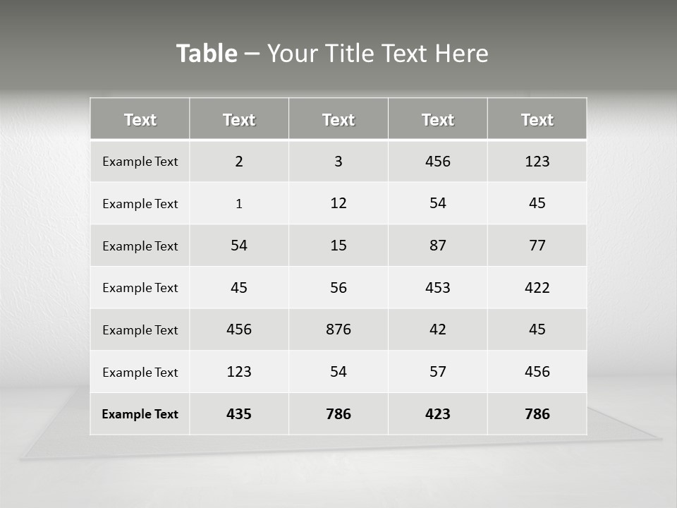 Contract Audience Information PowerPoint Template