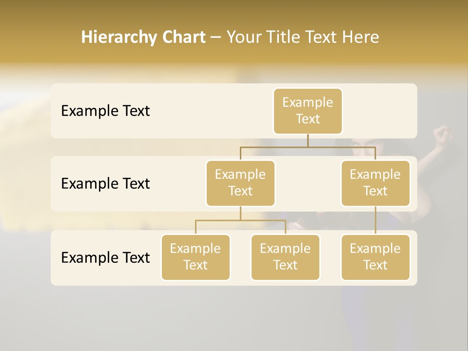 Caucasian Beauty Human PowerPoint Template