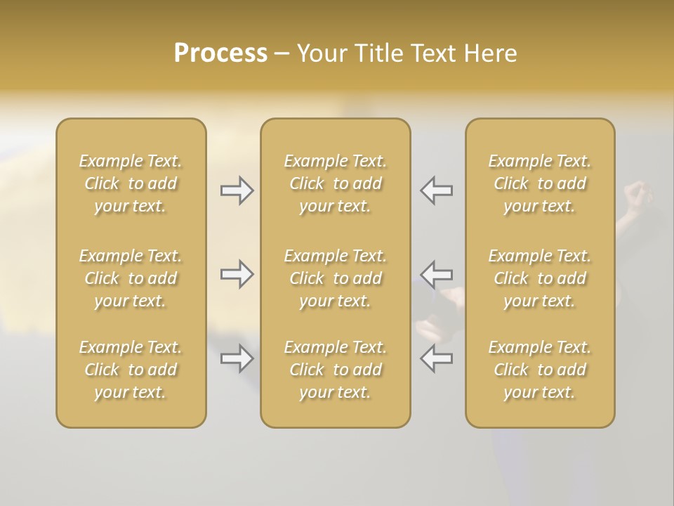 Caucasian Beauty Human PowerPoint Template