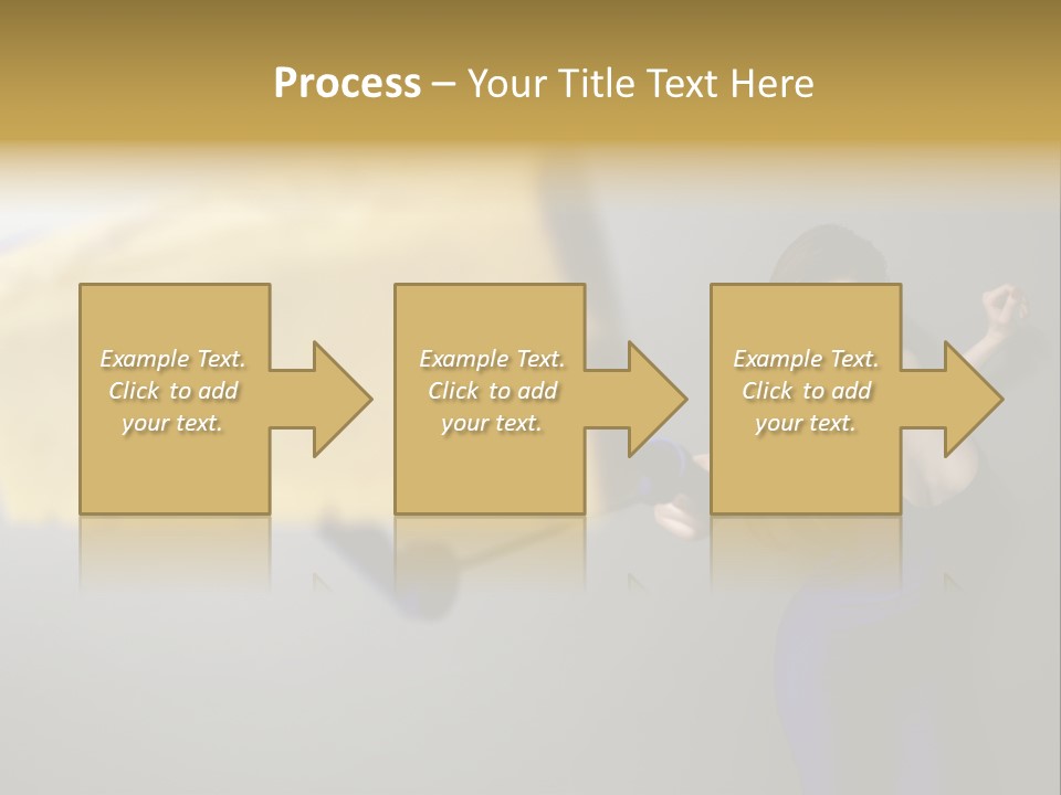 Caucasian Beauty Human PowerPoint Template