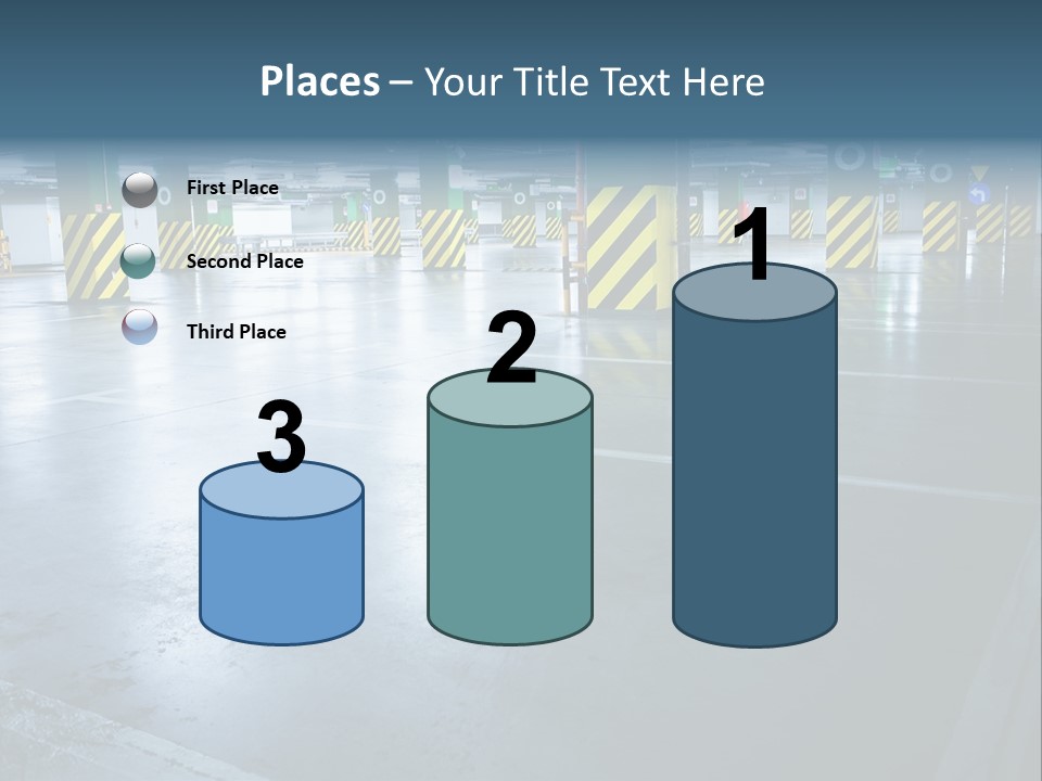 Place Illuminated Night PowerPoint Template