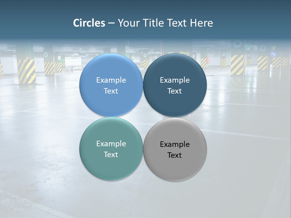 Place Illuminated Night PowerPoint Template