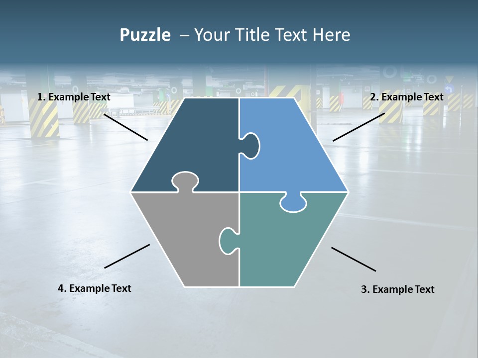 Place Illuminated Night PowerPoint Template