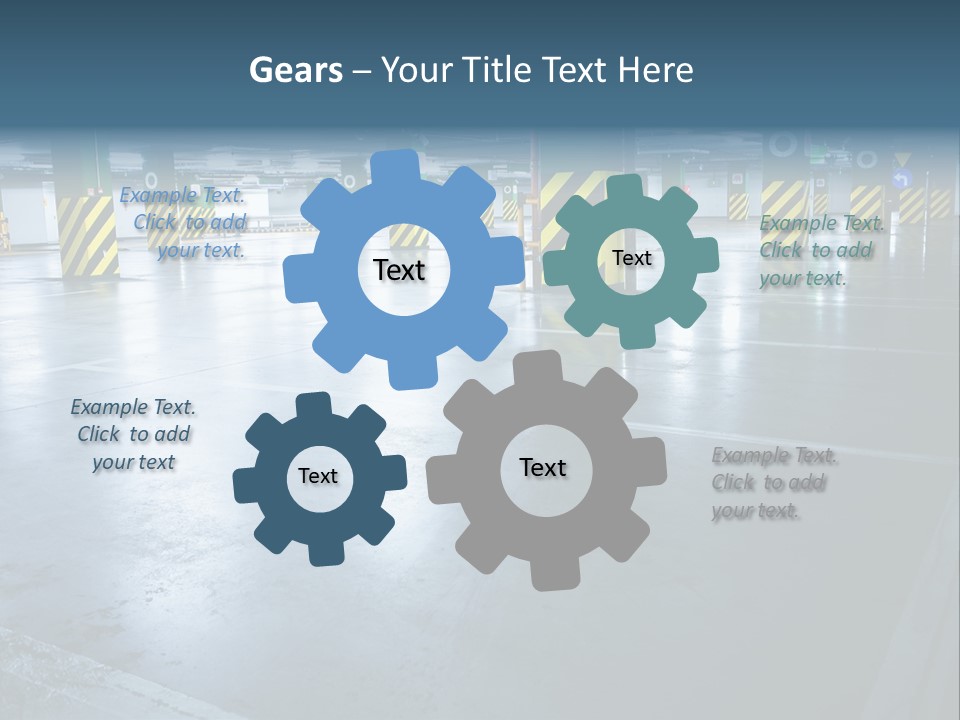 Place Illuminated Night PowerPoint Template