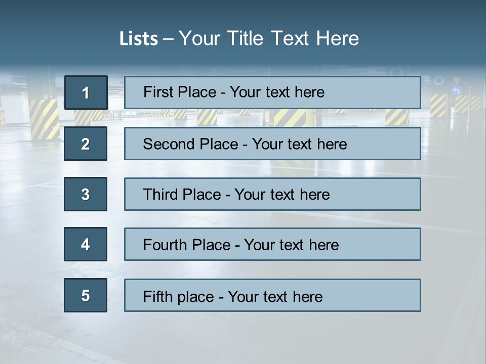 Place Illuminated Night PowerPoint Template