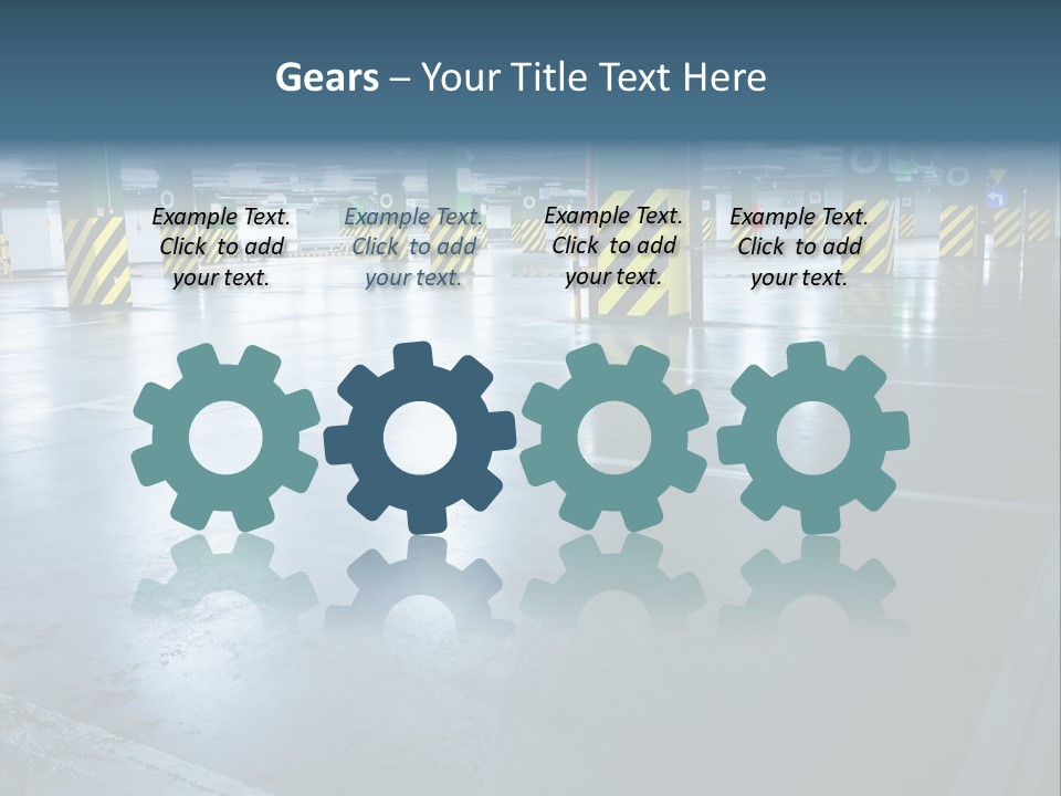 Place Illuminated Night PowerPoint Template