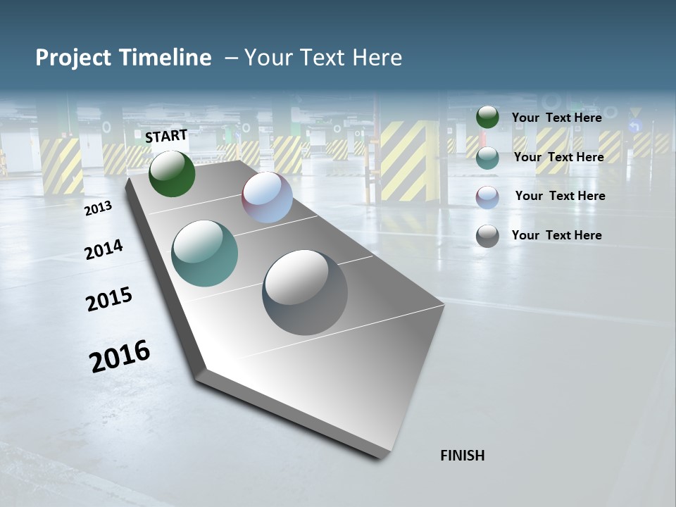 Place Illuminated Night PowerPoint Template