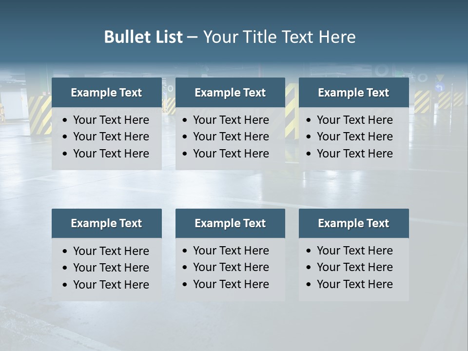 Place Illuminated Night PowerPoint Template