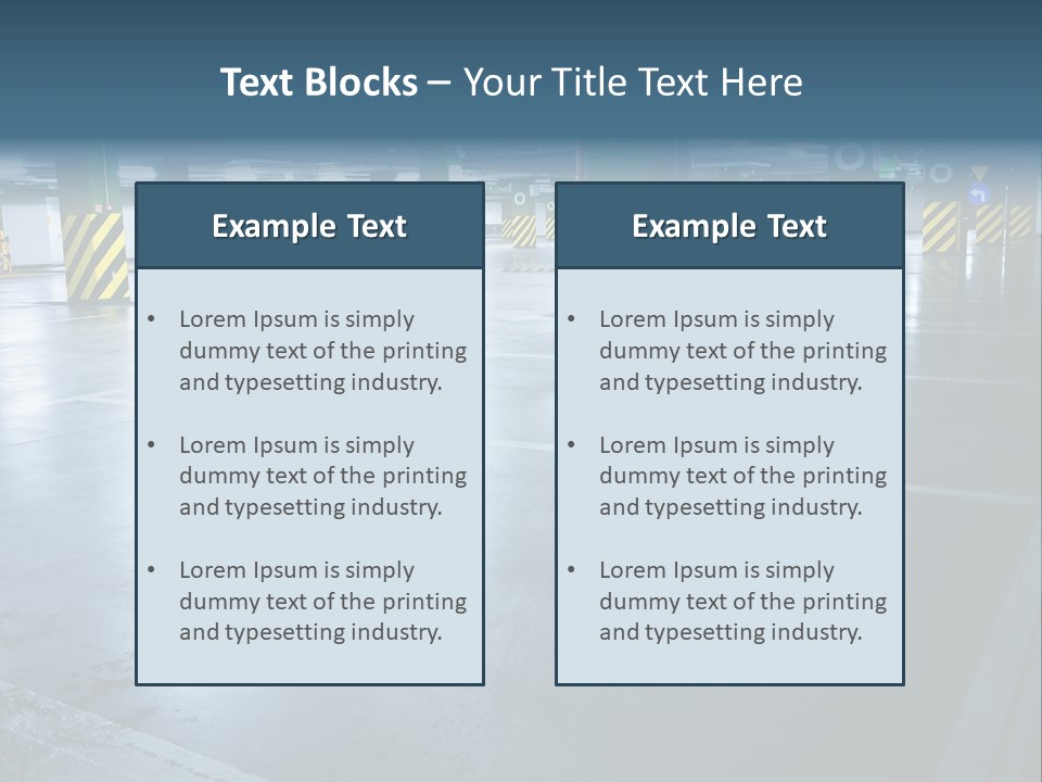 Place Illuminated Night PowerPoint Template