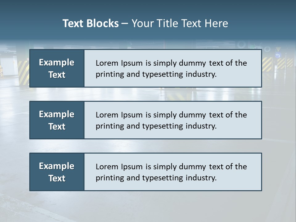Place Illuminated Night PowerPoint Template