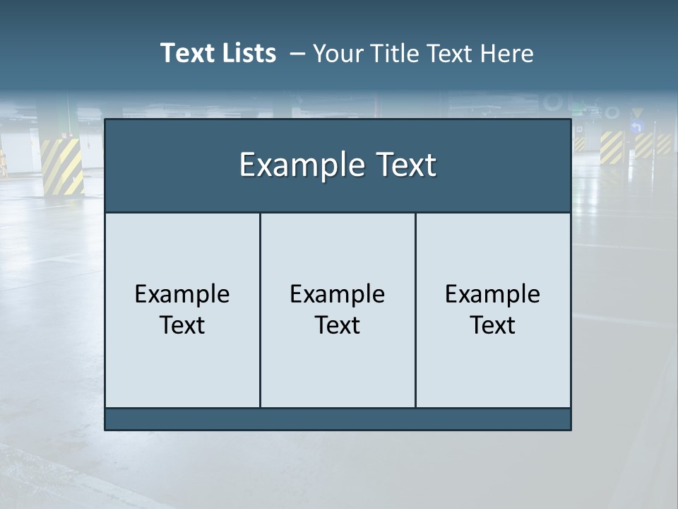 Place Illuminated Night PowerPoint Template