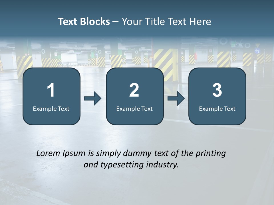 Place Illuminated Night PowerPoint Template