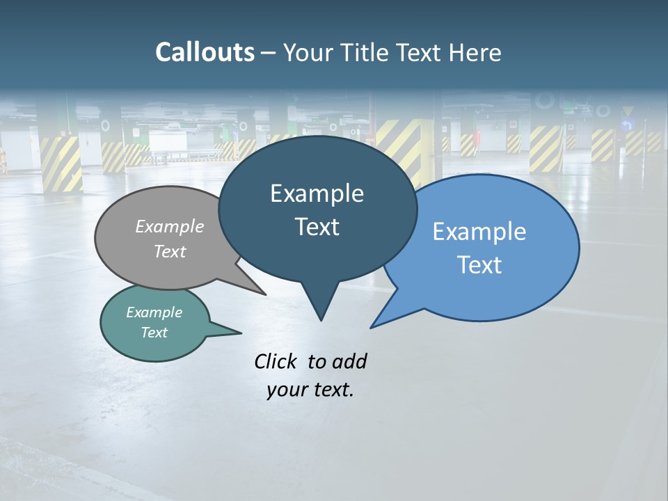 Place Illuminated Night PowerPoint Template